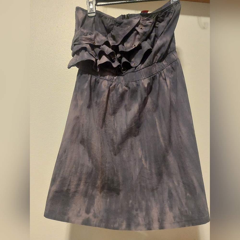 Sweet Love Mini Dress, dark gray, smoky color. Junior Large size